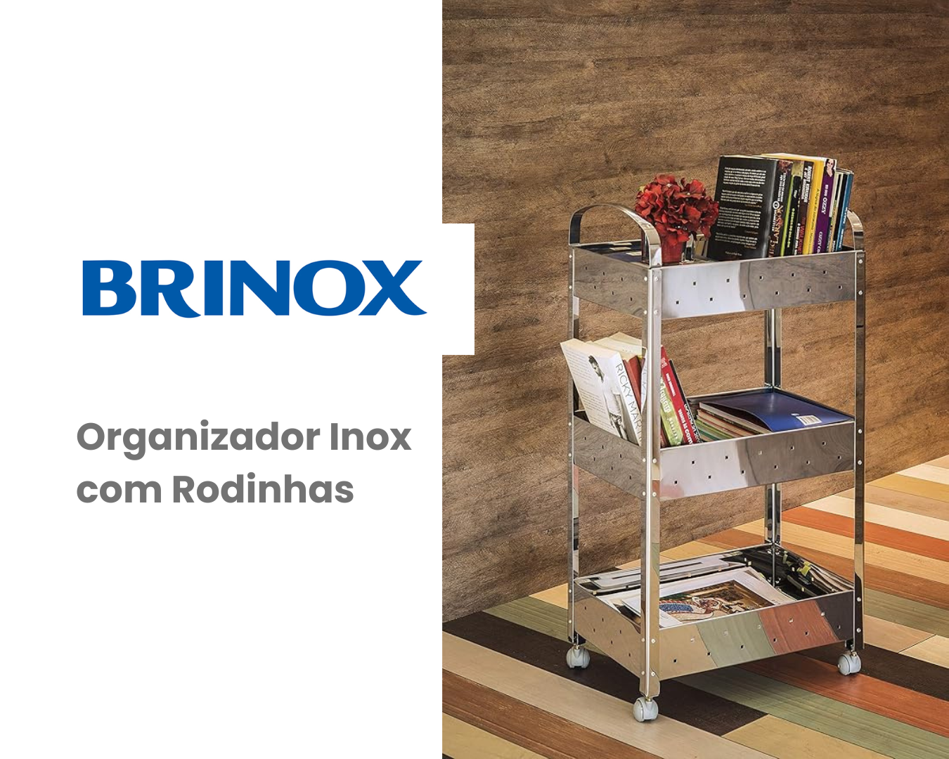 Organizador Inox com Rodinhas: A Solução Definitiva Para Otimizar Cada Canto da Sua Casa